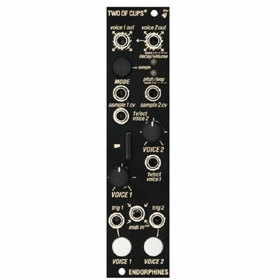 Endorphin.es Two Of Cups M/MIDI 2-Voice Intuitive Sample Player Module