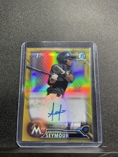 2016 Bowman Anfernee Seymour #CPA-AS Chrome Prospect Auto Gold Refractor /50