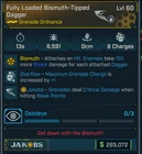Borderlands 4 • Legendary Ordnance • Bismuth-Tipped Dagger • Lvl 60 • PS PC XBOX