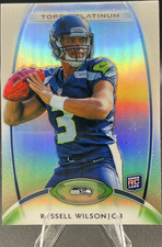 Topps Platinum 2012 Russell Wilson Rookie #138 Seattle Seahawks NFL Card. rookie card picture