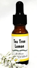 TEA TREE LEMON Pure UNCUT Aromatherapy Essential Oil BLEND 0.5 oz