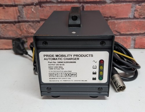 Original PRIDE MOBILITY SCOOTER / POWER CHAIR AKKU LADEGERÄT (24 Volt - 4 Amp)