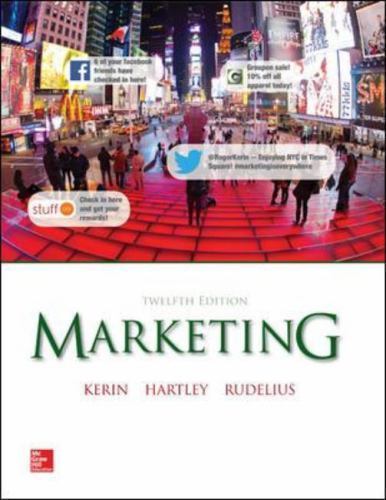 Marketing by Kerin, Roger A.; Hartley, Steven W.; Rudelius, William