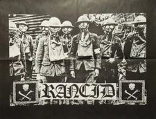 Rancid 2000 Hellcat/Epitaph Records promotional poster Excellent New old stock