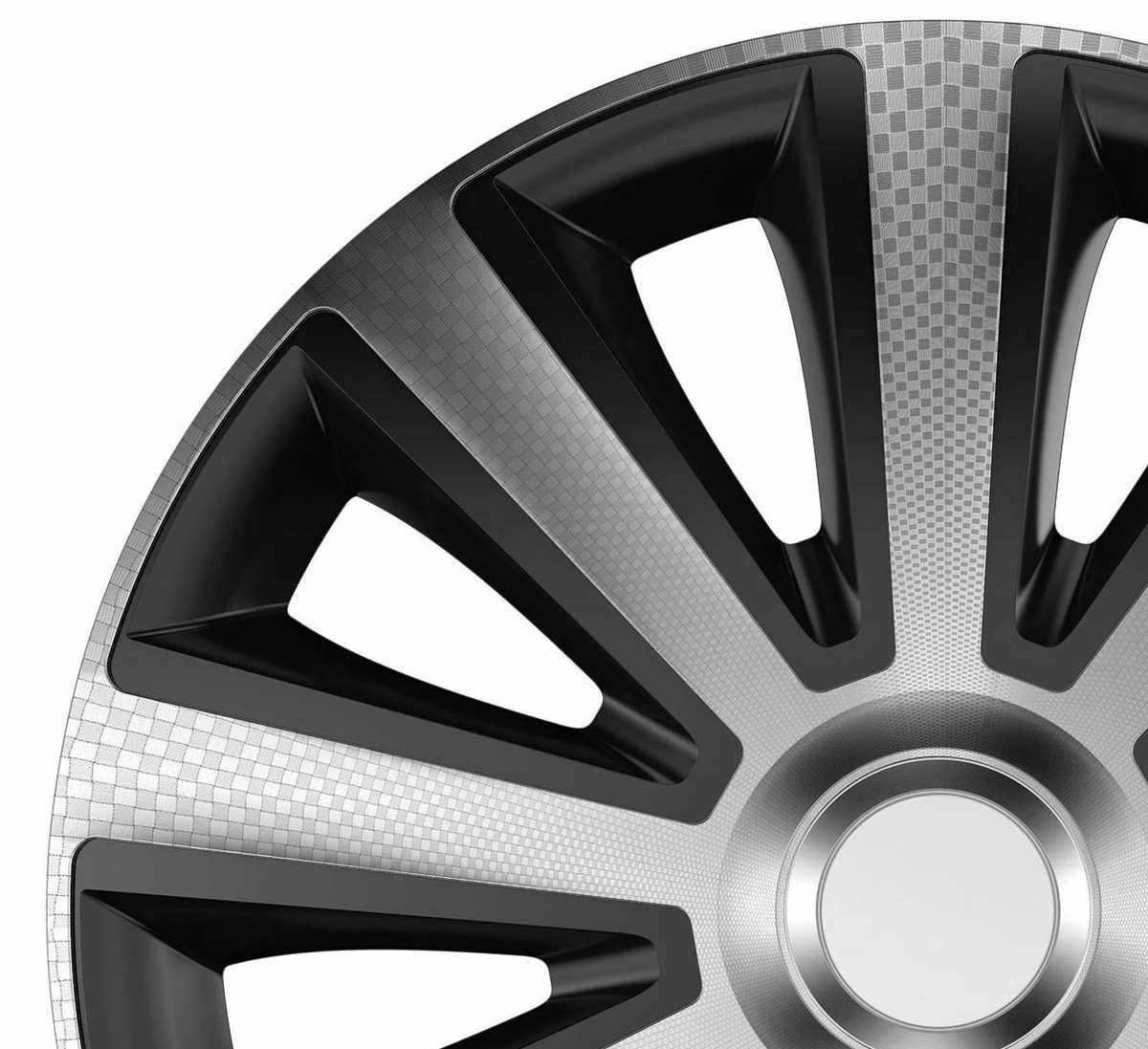 4 X Grey Silver Wheel Trims Hub Caps 14" Fits Citroen C1 C2 C3 C4 Saxo