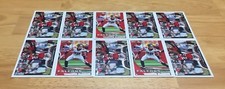 LOTE DE 10 TARJETAS DE FÚTBOL AMERICANO THOMAS DeCOUD ATLANTA FALCONS SAFETY CALIFORNIA