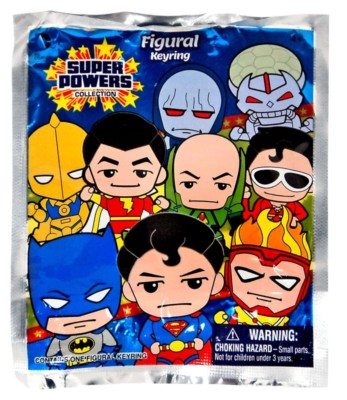 3D Figural Keyring DC Superpowers Mystery Pack
