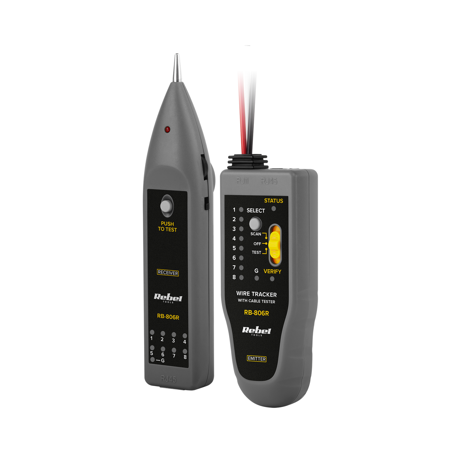 Tester di linea telefonica Rebel Tools RB-806R