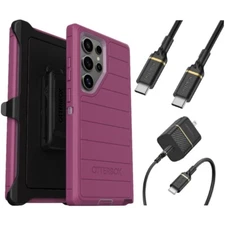 OtterBox Defender Pro Case & Holster for Galaxy S24 Ultra - with C Charger 20W