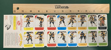 1982-83 Post Cereal Hockey SET BREAK singles - Pittsburgh Penguins