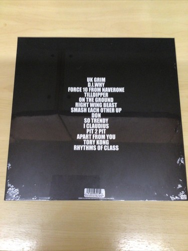 SLEAFORD MODS-LP UK GRIM-LTD EDITION WHITE VINYL +A SIGNED 12” X 12” PRINT-M/SLD - Picture 7 of 12