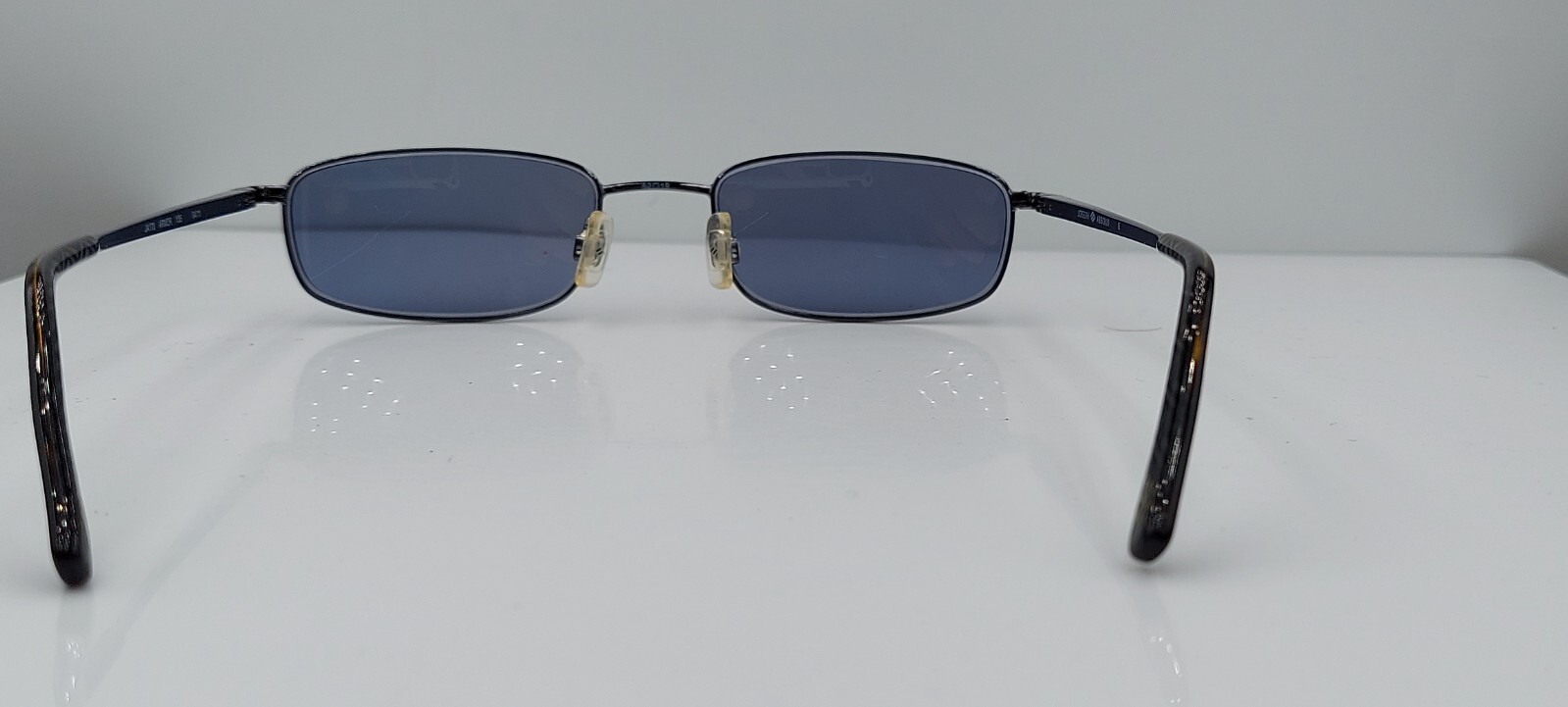 Joseph Abboud JA170 Gray Rectangular Metal Sungla… - image 4