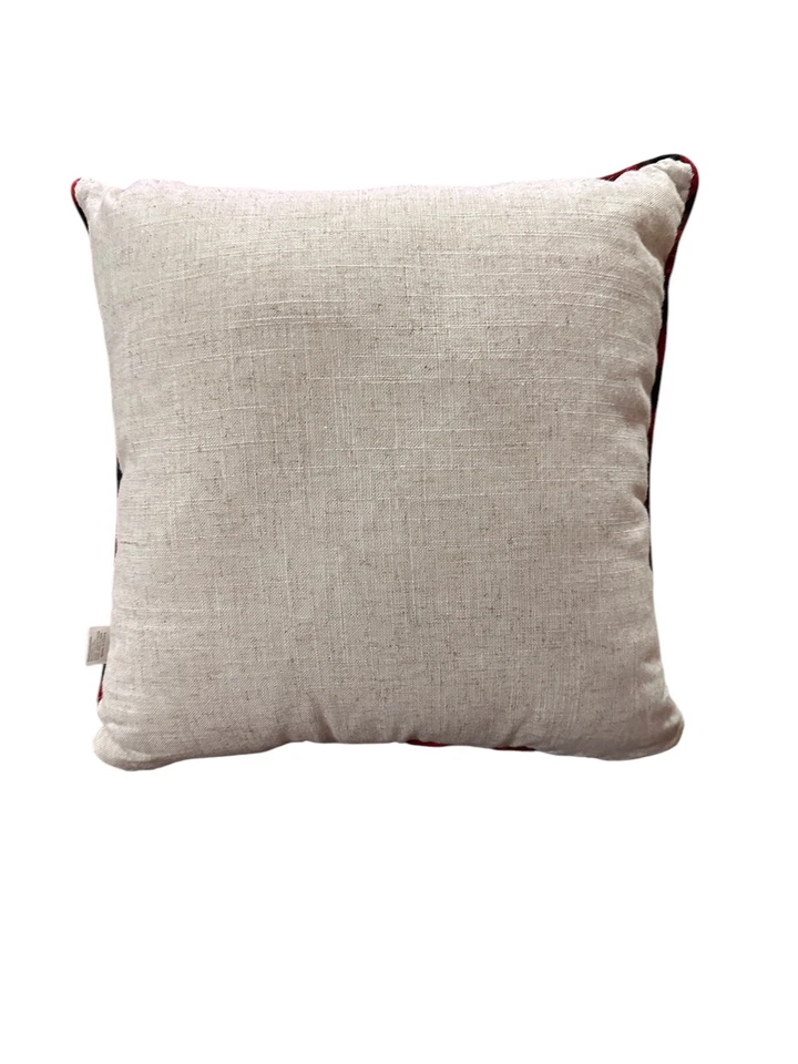 Вышитая рождественская подушка для прицепа автофургона жилого автофургона собаки елки праздника 16 дюймов x 16 дюймов - Изображение 2 из 3