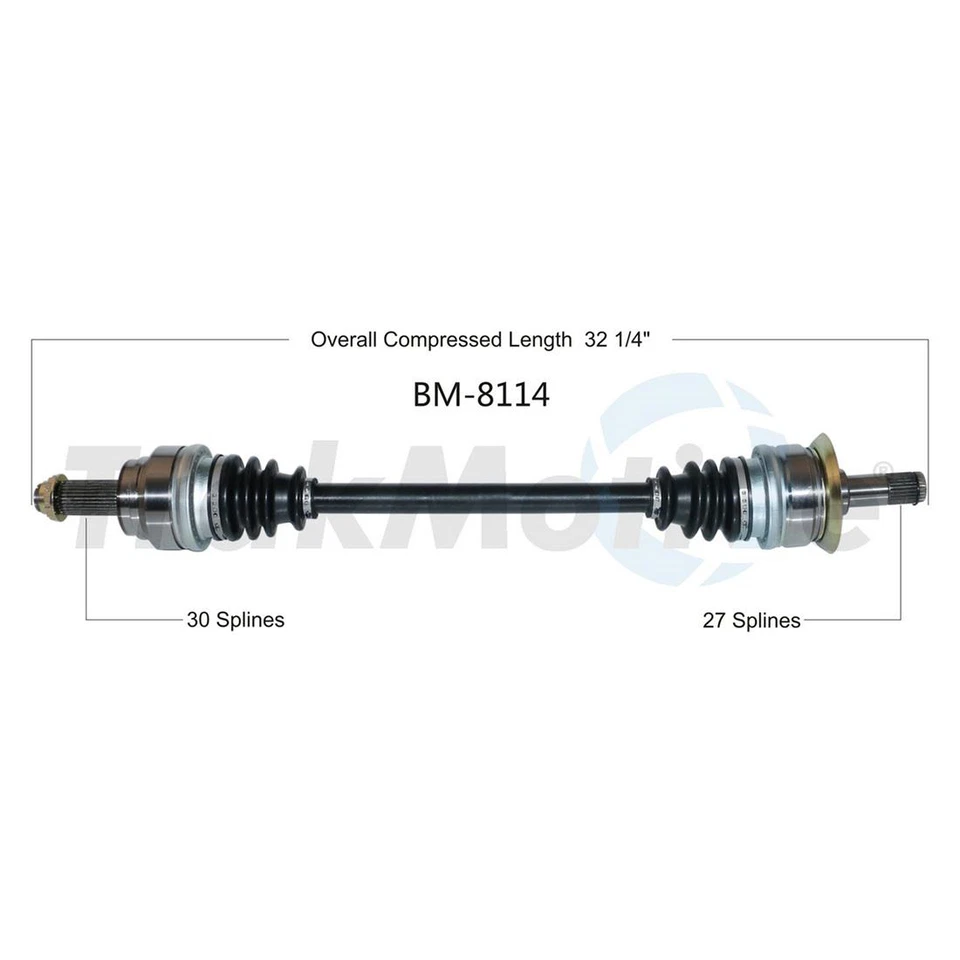 Junta CV eje trasero izquierdo TrakMotive 1 para BMW X5 2007-2018 Foto 3 de 3