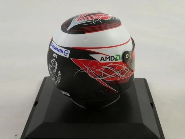 Spark Helmet #6 Kimi Raikkonen F1 Ferrari World Champion 2007 1/5 SPARKED64 - Immagine 2 di 3