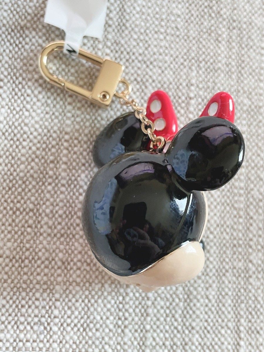 Baublebar x Disney 3D Minnie Mouse Head Bag Charm Key Chain