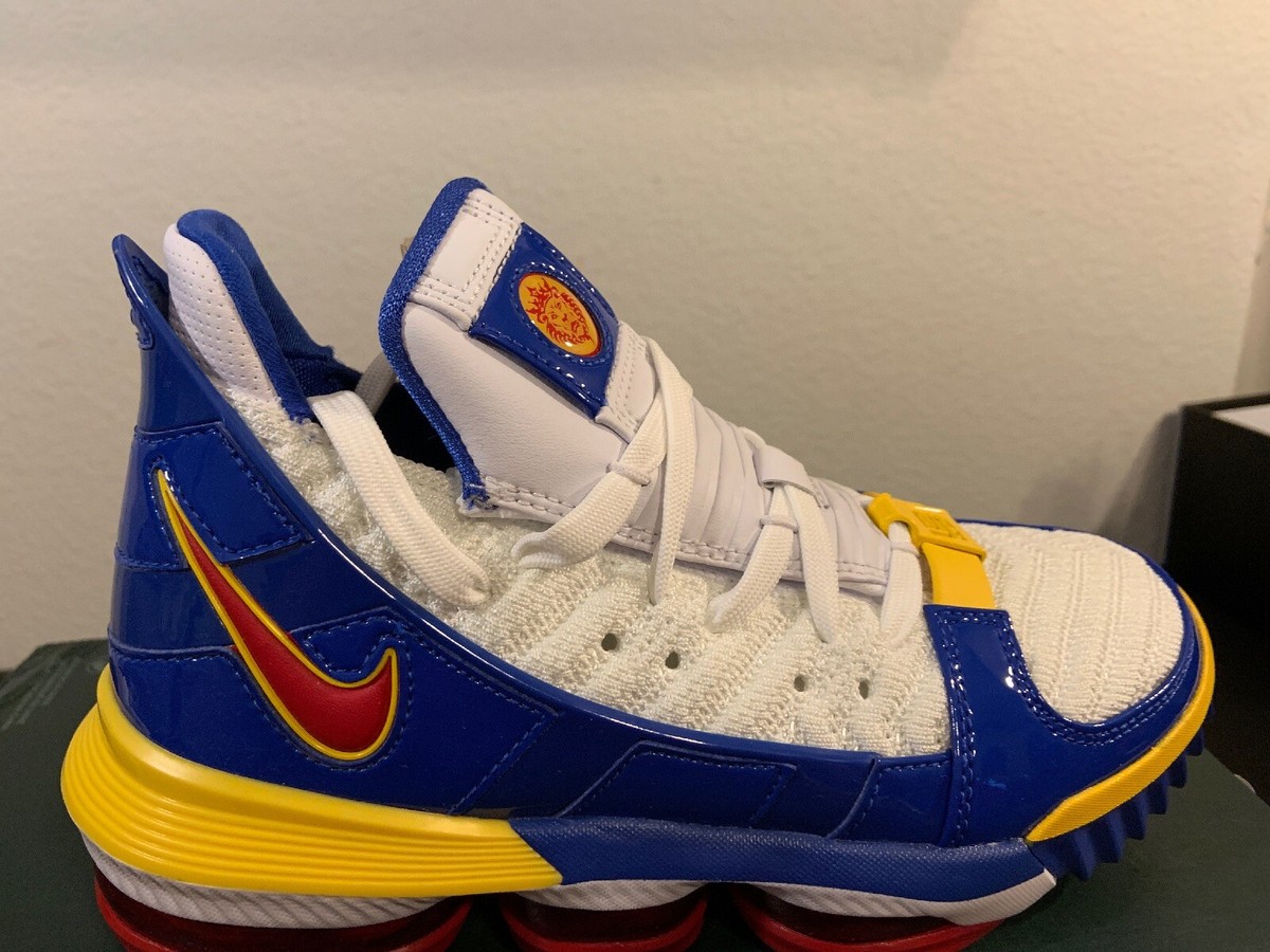 NIKE LEBRON XVI 16 SB SUPERBRON White Red Blue CD2451 100 Size Men