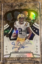 2020 Panini Chronicles Crown Royale, Mirror Gold, Justin Jefferson 4/7 🔥💣🐐