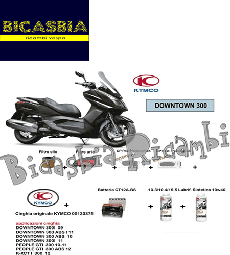Set / Beläge Kymco Downtown / 300 2009 2010 2011 2012 2013 2014 Ant