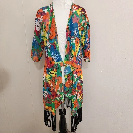 小号梦露花卉覆盖华丽的独角兽超级罕见多色 Lularoe — 第 2/4 张图片