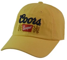 Coors Banquet Beer Dad Hat by American Needle – Yellow Relaxed Fit Cap