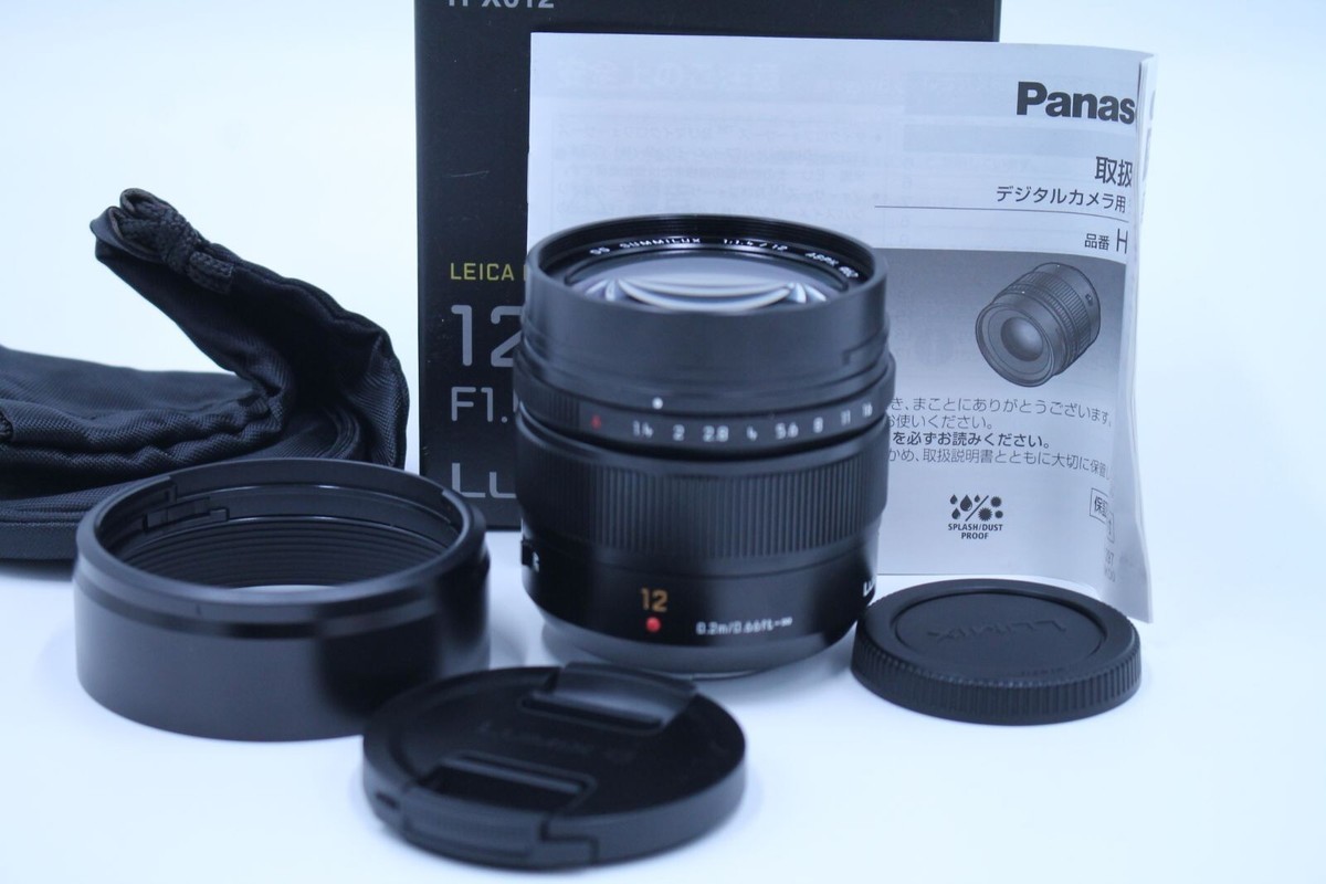 PANASONIC DG SUMMILUX 12mm/F1.4 ASPH. H-X012 From Japan | eBay PANASONIC DG SUMMILUX 12mm/F1.4 ASPH. H-X012 From Japan | eBay