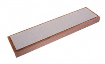 Diamant Bench Spitzer Eze-Lap 6.3cmx28.9cm Feine Körnung auf Eine Walnuss Block