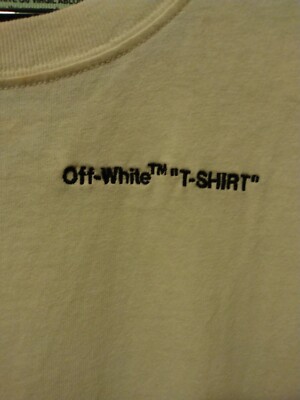 Off-White t shirt womens c/o Virgil abloh fall winter 2018-2019 | eBay