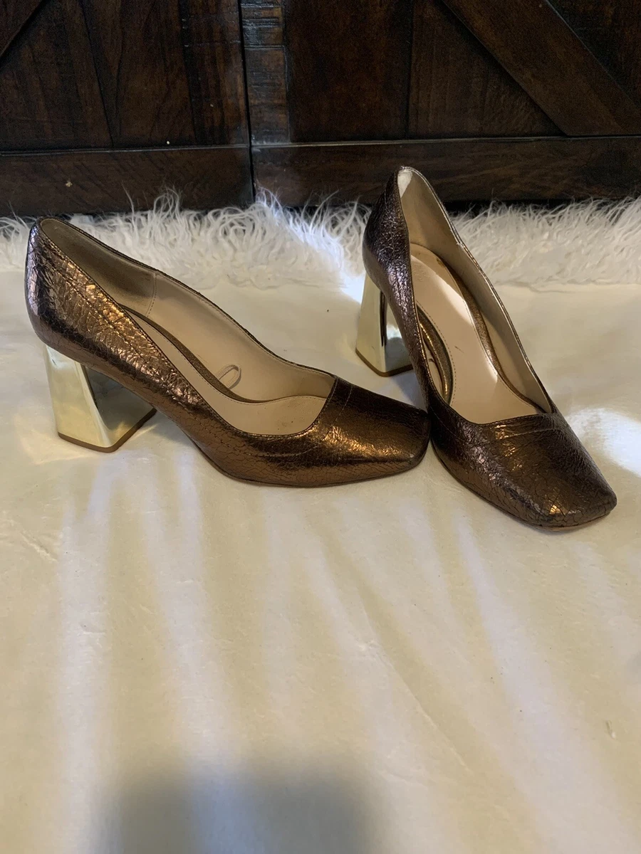 Bronze mid hotsell heels