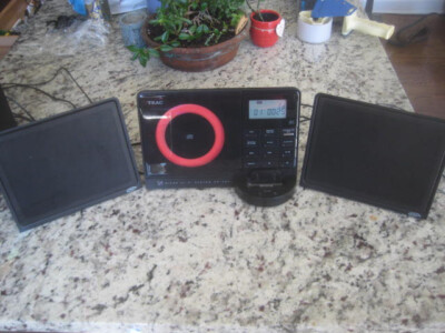 Teac CD-X60i Micro Hi-Fi System Ultra Thin AM/FM AUX For iPod