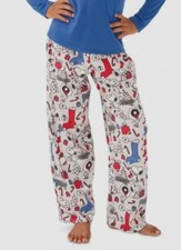 20 Nite Nite Munki Munki Baby's Blue Peanuts Graphic Sleepwear Pajama Pants 2T