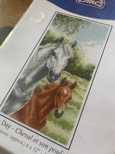 DMC Cross Stitch Pony & Mare Used Kit -*Chart Only*