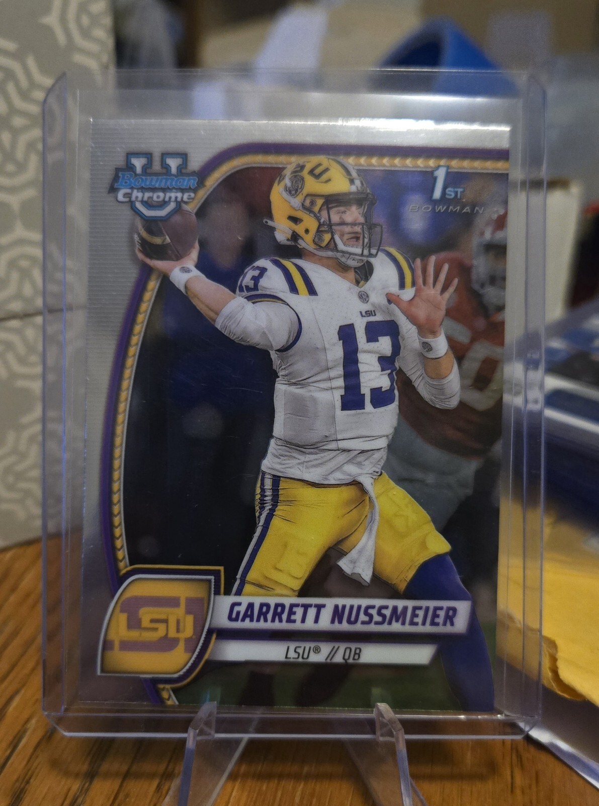 2024 Bowman University Chrome -  #5 Garrett Nussmeier (RC)