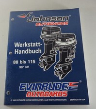Manuale Officina Johnson/Evinrude Motore-Barca 88 90 100 112 115 Cv Di 1995
