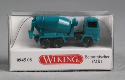 WIKING 094508/0945 08 (Spur N,1:160) Betonmischer (MB) wasserblau - NEUHEIT 2022 - Bild 1 von 4