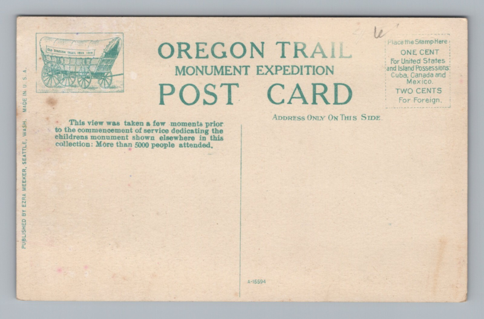 Boise Covered Wagon Ox Oregon Trail Expedition Idaho Postcard eBay