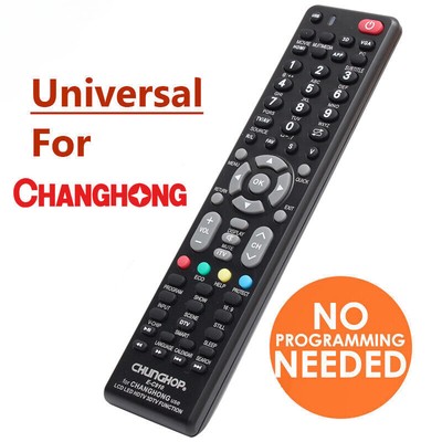 Changhong Universal Smart TV Remote Control Replacement For 3D LCD LED HD TVs