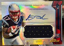 2013 Finest Jumbo Jersey Autographs Refractors #AJRAD Aaron Dobson