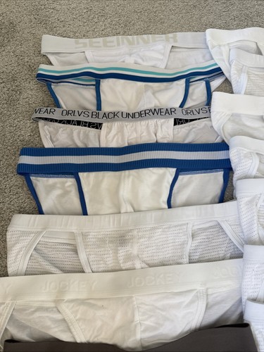 Mens Tanga Brief Bundle - 27 Pairs - ASOS Box Calvin Klein Jockey Orlvs Large/XL - Picture 2 of 5