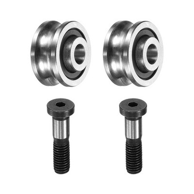 2Pcs 5x16x8mm U Groove Bearings for Rail Track Linear Motion System