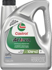 Castrol 10W-40 Act Evo Semi-Synthetic 4T Engine Oil 1 Gal (15D7D4) 51.66 per gallon