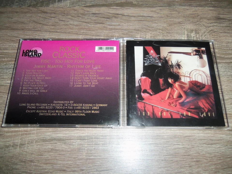 cd FISC "Too hot for love" + "Jimmy MARTIN "The rhythm..." RARE - Import U.S. ! - Photo 1/2