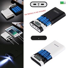 DIY 4x 18650 Battery 10000mAh Power Bank Shell Box with 2x USB Output Display