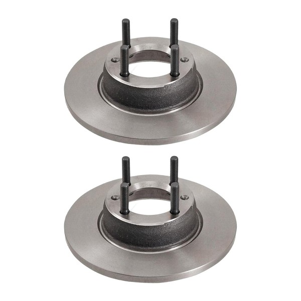2 Bremsscheiben Voll Ø 250 Mm 12,8 Mm A.B.S. FüR U.A. Alfa Romeo 75-image