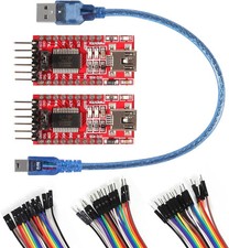 USB to TTL Serial Adapter FT232RL 3.3V 5V Mini DB9 Converter 2PCS UART Modul