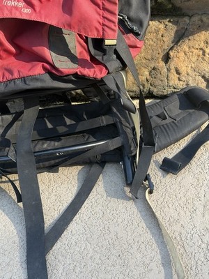 kelty 4300 trekker backpack Kelty Trekker 4300 External Frame Hiking Backpack Red Black