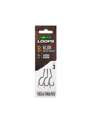 Korda Klor Loop Rigs Karpfen Vorfächer 30lb Fertig gebunden 3 Stück