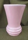 Vintage Signed McCoy Art Pottery Large Vase in Gloss Salmon/Pink