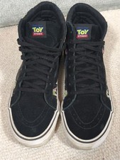 Vans X Toy Story Buzz Lightyear High Tops mens 9.5 womens 11 Sk8t  Shoes