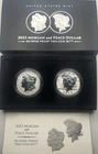 2023-S Morgan and Peace Dollar Reverse Proof .999 Silver Two-Coin Set OGP & COA